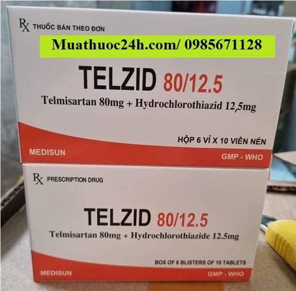 Thuốc Telzid 80mg/12.5mg giá bao nhiêu mua ở đâu?