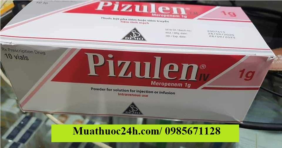 Thuốc Pizulen Meropenem 1g giá bao nhiêu mua ở đâu?