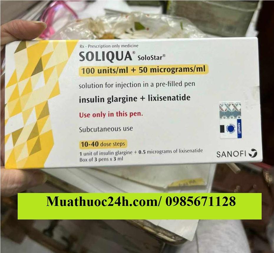 Bút tiêm tiểu đường Soliqua Solostar giá bao nhiêu mua ở đâu?