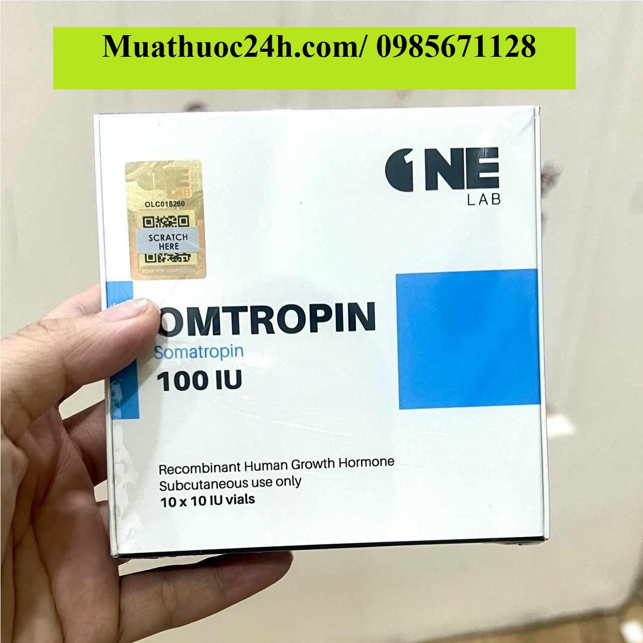 Thuốc Omtropin Somatropin 100IU giá bao nhiêu mua ở đâu?