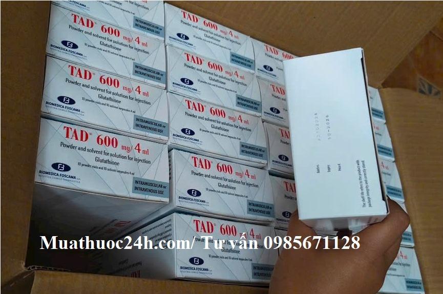 Thuốc TAD 600mg/4ml Glutathione giá bao nhiêu mua ở đâu?