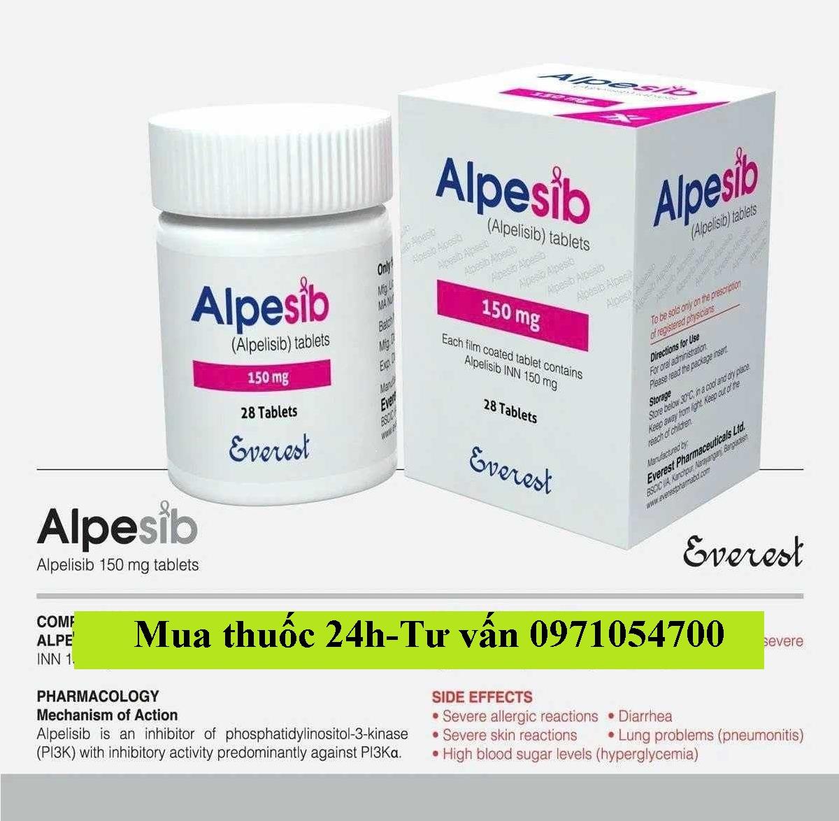 Thuốc Alpesib Alpelisib 150mg giá bao nhiêu?