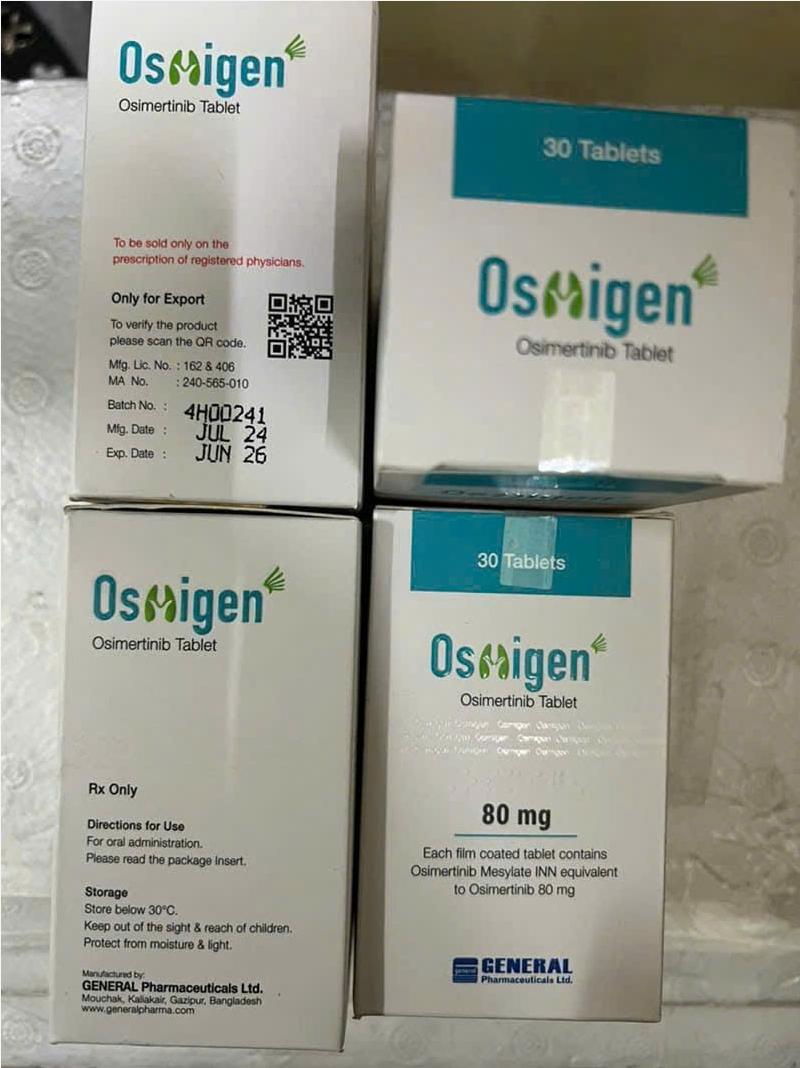 Thuốc Osmigen Osimertinib 80mg giá bao nhiêu mua ở đâu?