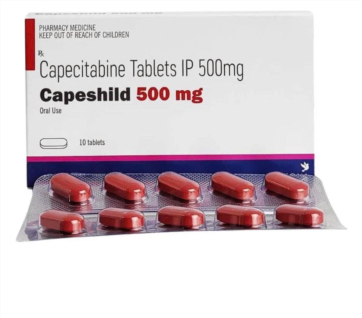 Thuốc Capeshild 500mg Capecitabine 500mg giá bao nhiêu mua ở đâu?